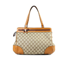 'mayfair' medium tote with bow detail and interloc 257063 AA61G 3015