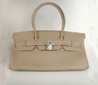 Hermes Birkin togo leather 42CM togo in Dark Grey with Silver hardware H42BJDGS