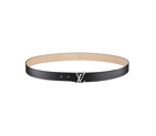 LV INITIALES GLAZED LEATHER BELT M6901W