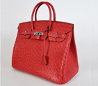 Hermes Birkin 35CM Flame Ostrich stripes leather(Silver) H35FOSS