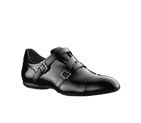 ASPHALT RICHELIEU SNEAKER IN PATENT CALF LEATHER YQAU1PTC