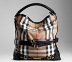 LARGE CHECK MULTIPLE BUCKLE HOBO 37757471