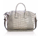 Givenchy Antigona Bag Crocodile Leather 9981 Off-White 9981