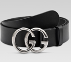 belt with double G buckle 259982 BGH0N 1000