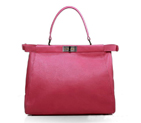 Fendi Peekaboo Bag Rosy Calfskin Leather F2292 F2292