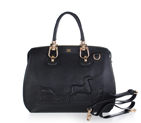 2012 Hermes New Leather Medium Shoulder Bag 0322 black with gold metal 0322