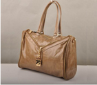 Miu Miu Tote Oil Leather Handbags 90339 Brown 90339