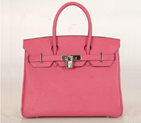 Hermes Birkin togo leather 30CM togo in Peach with Silver hardware H30BJPS