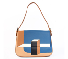 Fendi '2Jours Elite' leather mixed color handbags F8035