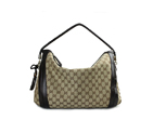 'bella' medium hobo with woven leather bow, bamboo 269949 FWCGG 1560