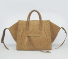 Celine Phantom Bags Suede Leather C6028B Brown C6028B