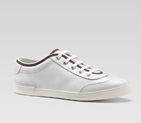'barcelona' lace-up sneaker with web detail 246344 FOO50 9094