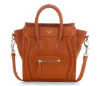 Celine Luggage Mini 165213MBA in Original Leather Orange 3309