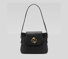 'gucci 1973' medium shoulder bag with oval GG and 251809 A7MOT 1000