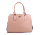 Prada Saffiano Leather Tote Bag 21267 Pink&Royalblue 21267