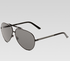 medium aviator sunglasses with signature web detai 249724 I3222 1082