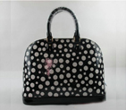 Louis Vuitton Yayoi Kusama Alma MM M93594 Black M93594