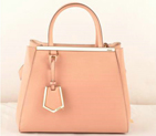 Fendi 2Jours Saffiiano Leather Tote Bag F2552S Pink F2552S