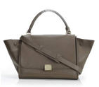 Celine Trapeze Bags Original Leather 3042 Grey 3042