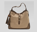'new jackie' large shoulder bag with hand stitchin 218491 FXOBG 8555