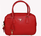 Prada Saffiano Leather Tote Bag BL1095 Red BL1095