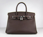 Birkin 30CM Dark Coffee (silver) HBK30DCS010