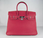 Hermes 35CM Red (silver) HBK35ORS020