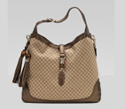 'new jackie' large shoulder bag with hand stitchin 218491 FXOBG 8555