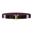 Louis Vuitton Facettes Monogram Vernis Belt M9874U
