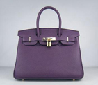 Birkin 30CM Purple (gold) HBK30PG0017