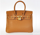 Hermes Birkin 25CM clemence leather in Camel with Gold hardware H25LSCG