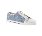 PUNCHY SNEAKER IN BLEACHED MONOGRAM DENIM XR3U4PMD