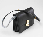 Celine Classic Box Large Flap Bag Black 80077