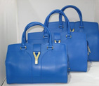 Yves Saint Laurent Cabas Chyc Bag Large 279079 Blue 279079