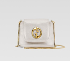 'gucci 1973' small shoulder bag with oval GG ornam 251821 A7MOT 9509