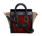 Celine Luggage Nano Bag Original Suede Leather Wine 3309