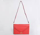 Hermes Liddy Bag clemence leather in Flame with Gold hardware 1038