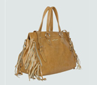 Miu Miu Shiny Leather Tassel Tote Bags 90265 Wheat 90265