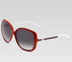 large square frame sunglasses with GG detail and s 261925 J1691 6063