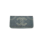Chanel Denim Long Wallet A31990