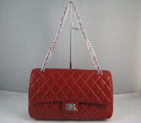 Chanel Red color with Silver chain A1119RS