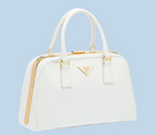 Hot Sell Prada Saffiano Leather Tote Bag BL0809 white BL0809