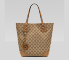 'gucci charm' medium tote with leather interlockin 247237 F4CLG 9662