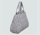 Miu Miu Tote Matelasse Nappa Leather Handbags 90282 Grey Purple 90282