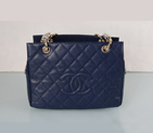 Chanel Coco Cocoon Calf Leather Bag A18004 Royalblue A18004