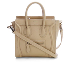 Celine Luggage Nano Boston Bag Original Leather Apricot 3309