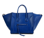 Celine Phantom Original Leather Bags Dark Blue 3341