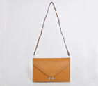 Hermes Liddy Bag clemence leather in Camel with Silver hardware 1038