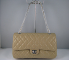 Chanel Apricot color with Silver chain A1119AS