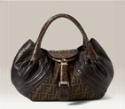 Fendi 'Spy - Zucca' Embossed Leather & Fabric Bag 8P9581